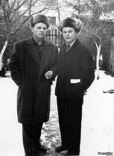 Д.Паламарчук і М.Василенко. Ірпінь, 1973